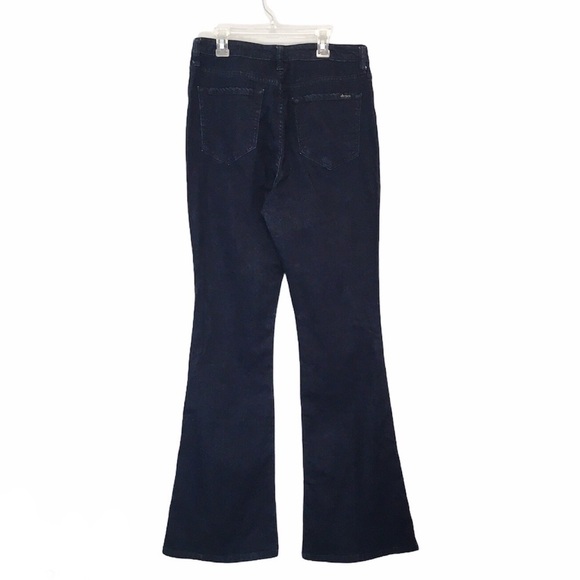 ELLA MOSS Bootcut High Rise Python Pinstripe Flare Jeans Size 30 - Picture 3 of 16